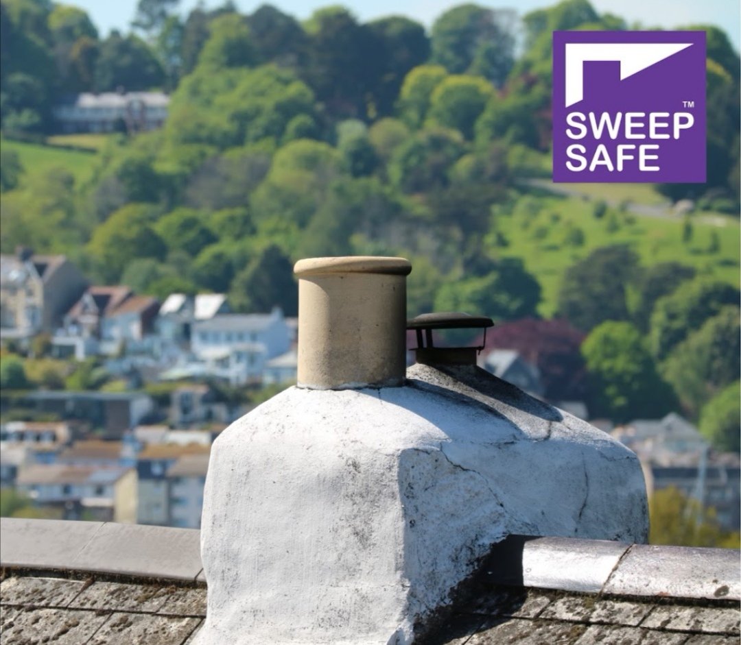 Chimney stack and termination in Brixham, Devon serviced by Hodgsons Chimney Sweeps